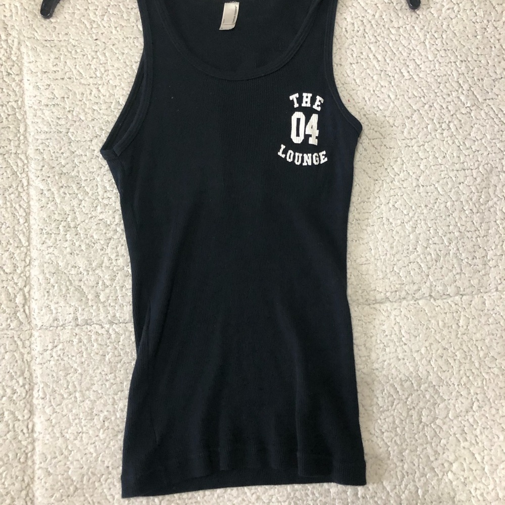 american apparel black tank top